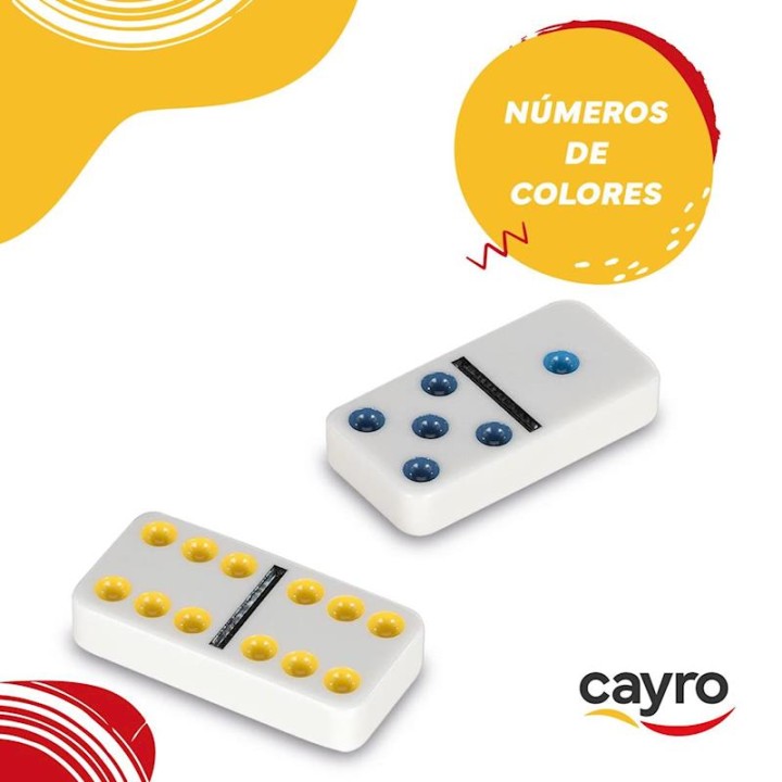 Domino 6 Colores 28 Pzas.