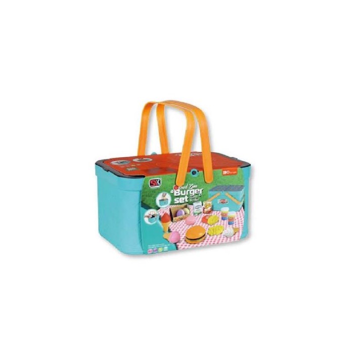 Cesta Picnic Con Accesorios 23X23x16cm 