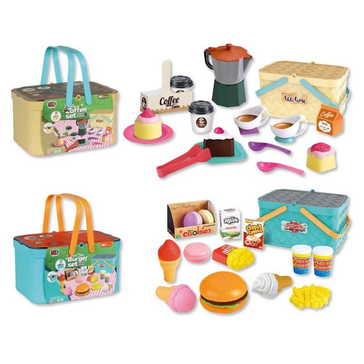 Cesta Picnic Con Accesorios 23X23x16cm 