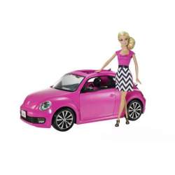 Coche Beetle De Barbie Con Muñeca