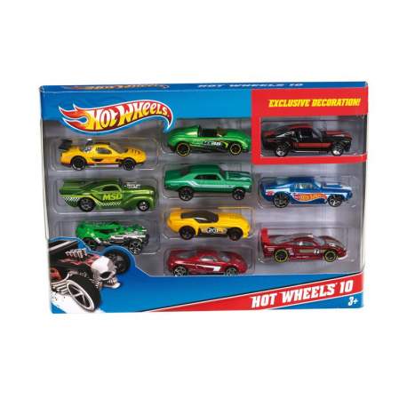 Coche Hot Wheels Pack 10 Unds.