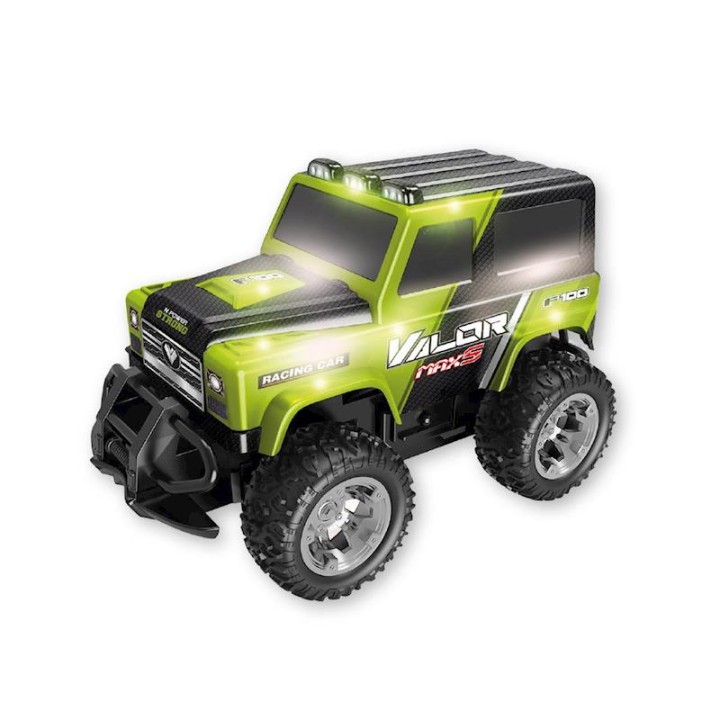 0 Coche Radio Control Valor Con Luces, Bateria Y