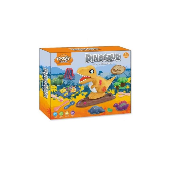 Juego Plastilina Magic Dough Dinosaurio Y Accesori