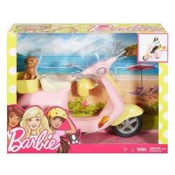 Moto De Barbie Con Mascota