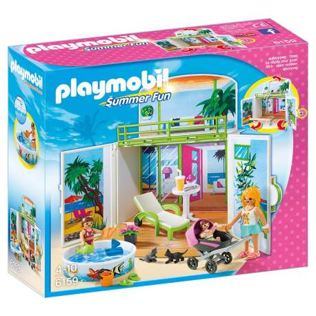 Playmobil Cofre Bungalow En La Playa