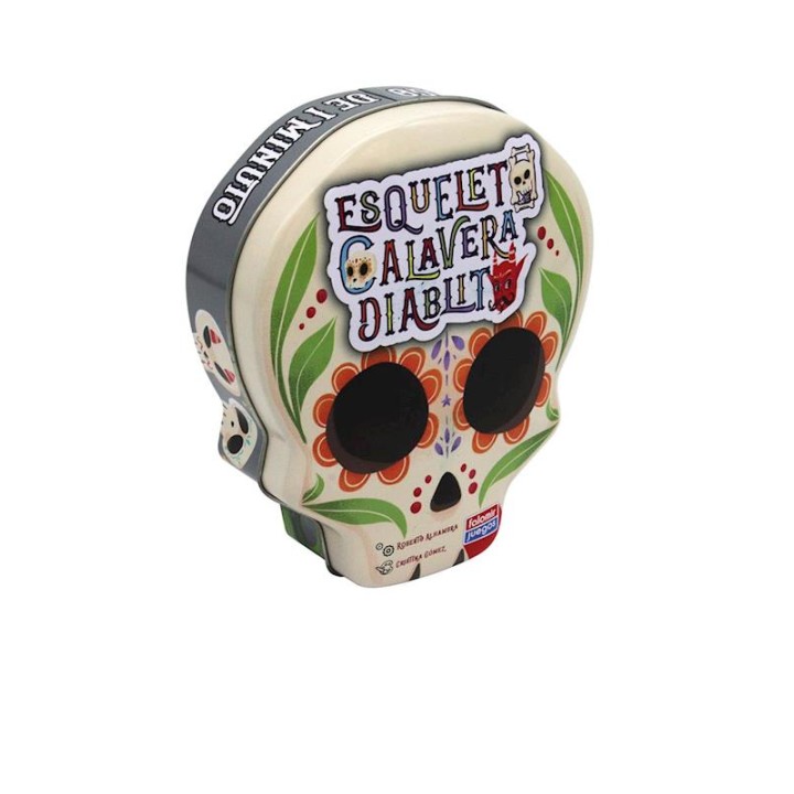 Juego Esqueleto Calavera Diablito. Quien Primero 