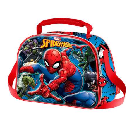 Bolsa Portameriendas 3D Spiderman Marvel Danger 