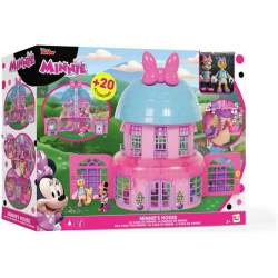 Casa De Minnie Con 2 Figuras Y Accesorios Luces Y Sonidos