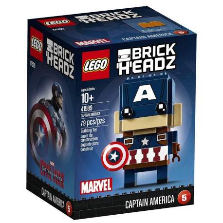 Lego Brick Headz Capita America
