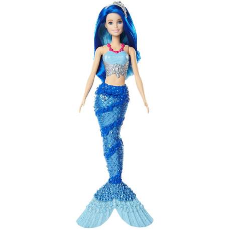 Muñeca Barbie Sirena Azul