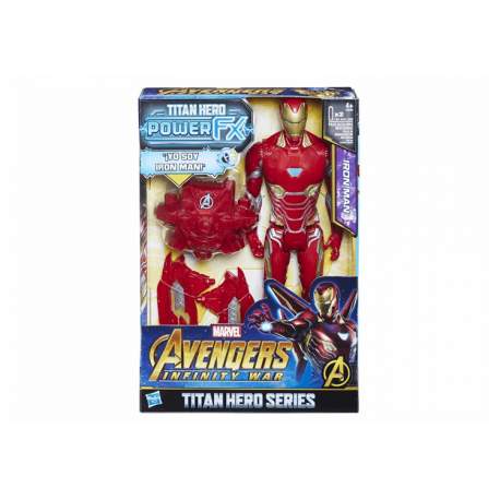 Figura Titan Iron Man Con Mochila Power Fx 30 Cms