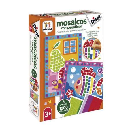Juego Diset Didactico Mosaicos Con Pegatinas