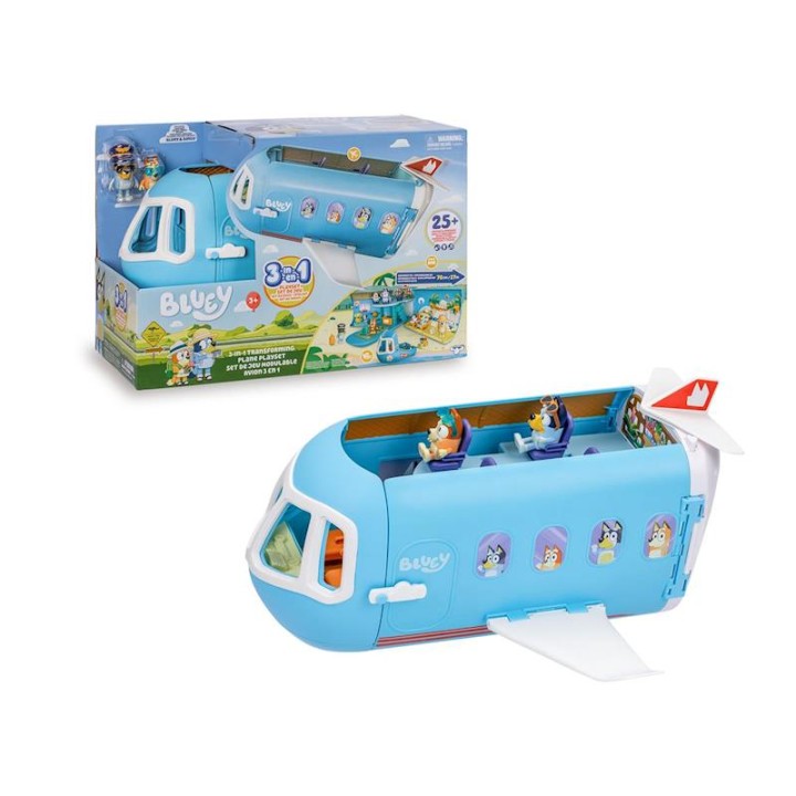 Bluey Avión 3 En 1