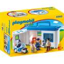 Playmobil 1.2.3 Comisaría Policía Maletín