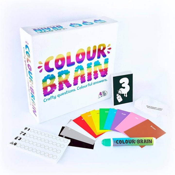 Juego Colour Brain. Con 11 Cartas De Colores