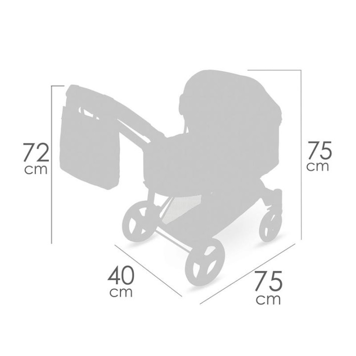 Coche De Muñeca 3X1 Plegable Sophie - Para