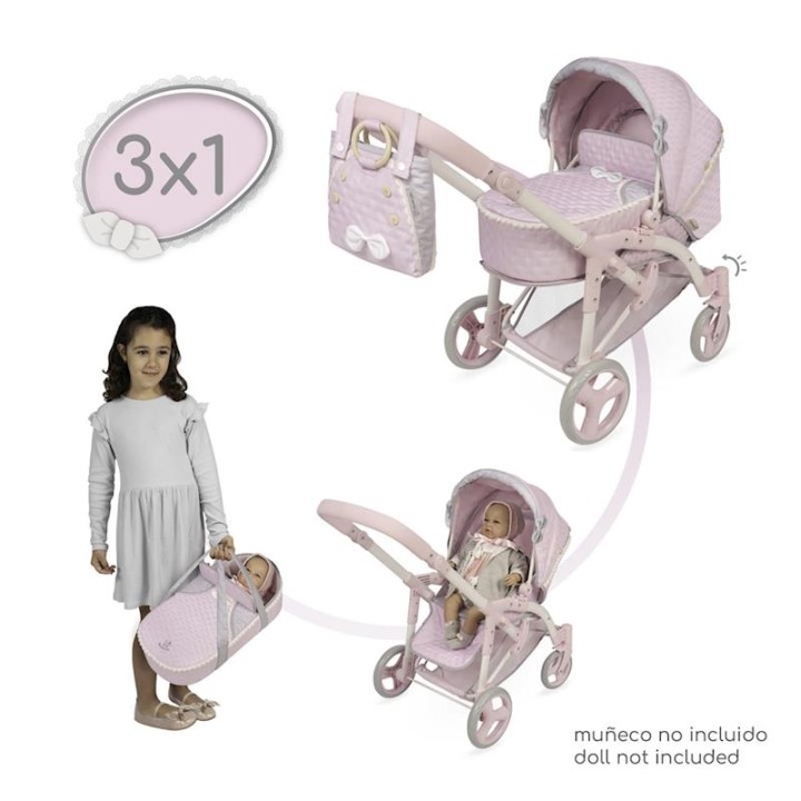 Coche De Muñeca 3X1 Plegable Sophie - Para