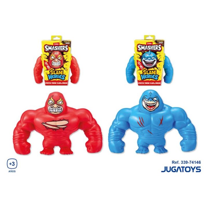 Figura Tiburón O Luchador Smashers, ¡Estira,