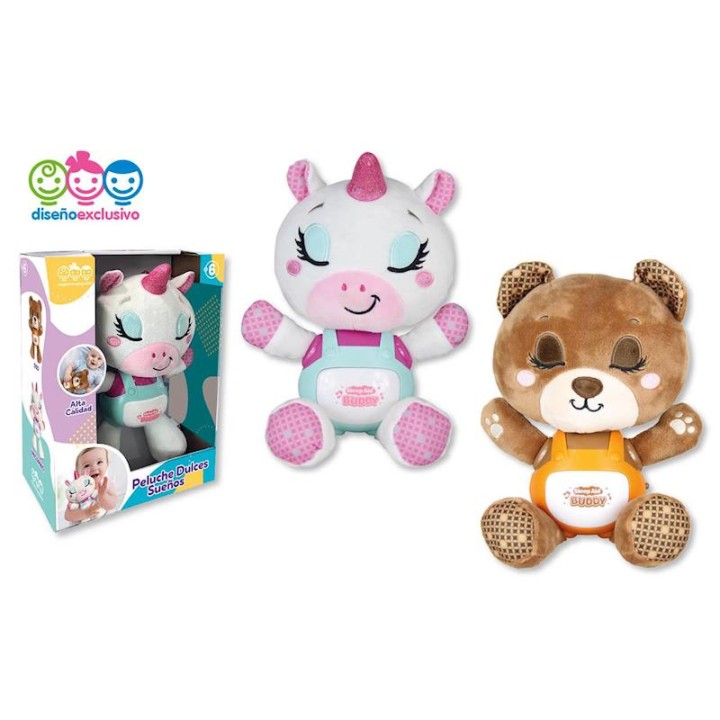 Peluche Musical Dulces Sueños Oso O Unicornio