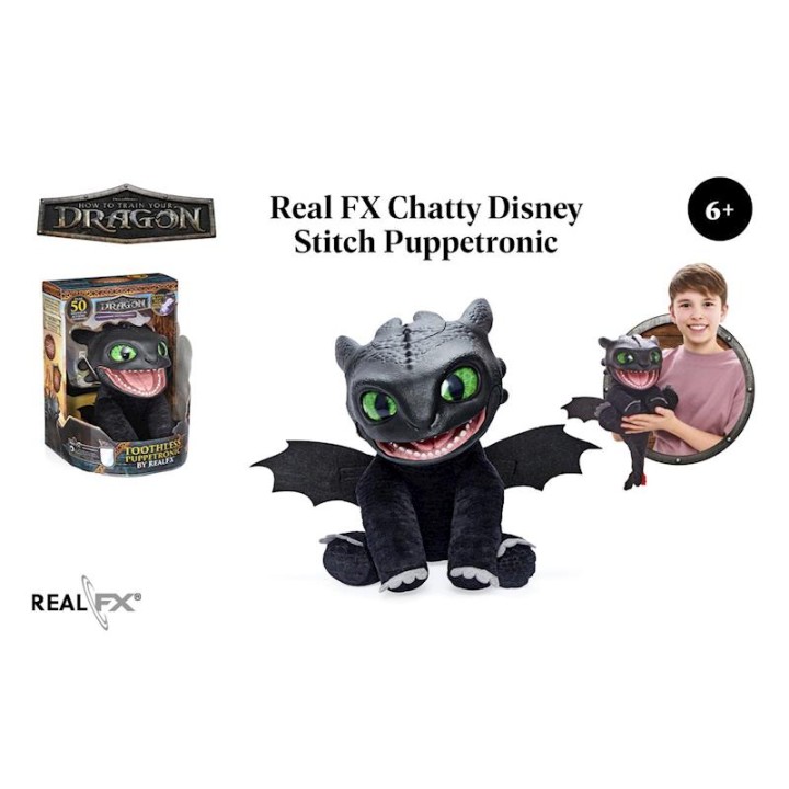 Peluche Dragon Interactivo Toothless