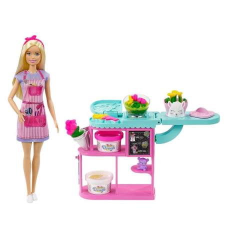 Muñeca Barbie Florista Con Accesorios