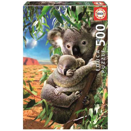 Puzzle 500 Koala Con Su Cahorro