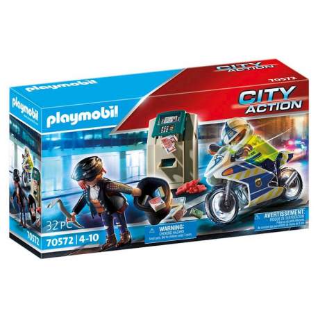 Playmobil City Action Moto De Policias