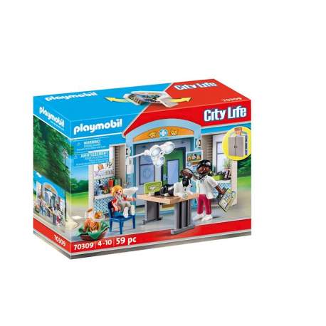 Playmobil City Life Cofre Clinica Veterinaria 