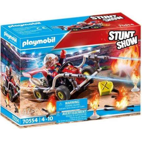 Playmobil Stunt Show Kart Bombero 