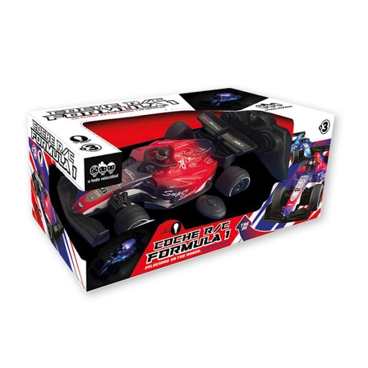 Coche Radio Control Fórmula 1 Con Luces Led