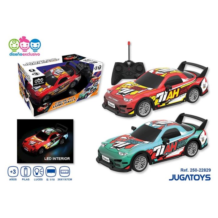 Coche Radio Control Lumi Rally Escala 1:18