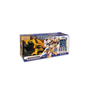 Excavadora Convertible En Pista 2 En 1,