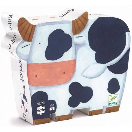 Puzzle Silueta Vaca Djeco