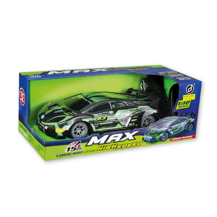 Coche Radio Control High Speed Con Batería Y