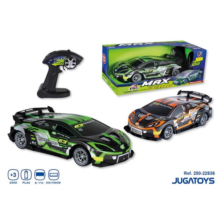 Coche Radio Control High Speed Con Batería Y