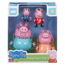 Pack 4 Figuras Familia Peppa Pig