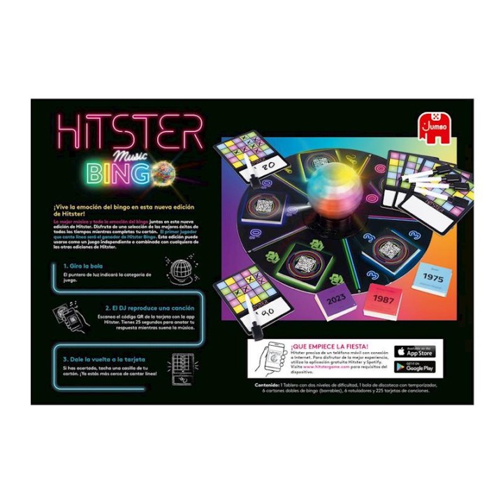 Juego Hitster Bingo. ¡Vive La Emoción Del