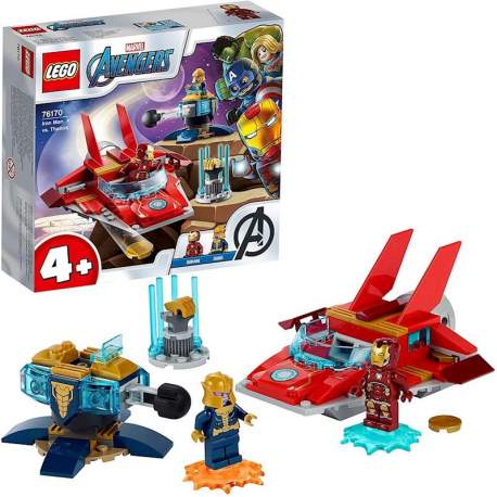 Lego Super Heroes Iron Man Y Thanos Con Vehiculos