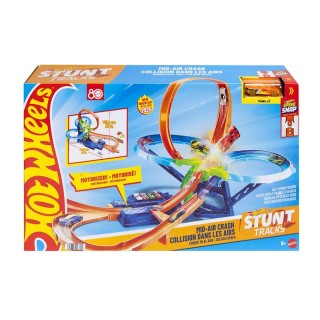 Pista Hot Wheels Big Air Crash. Incluye Coche