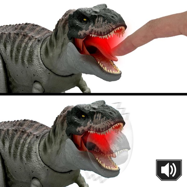 Dinosaurio Articulado Con Sonido Jurassic
