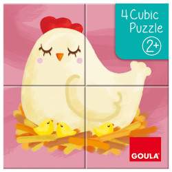 Goula Puzzle Cubos De Carton 4 Piezas