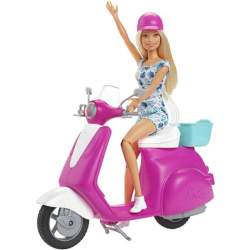 Mattel Barbie Doll & Scooter 