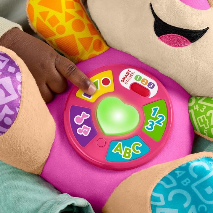 Peluche Perrita Fisher-Price Ríe Y Aprende