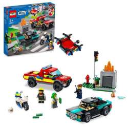 Lego City - Rescate De Bomberos Y Persecución Poli