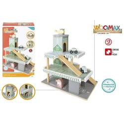 Parking Coches De Madera Woomax 