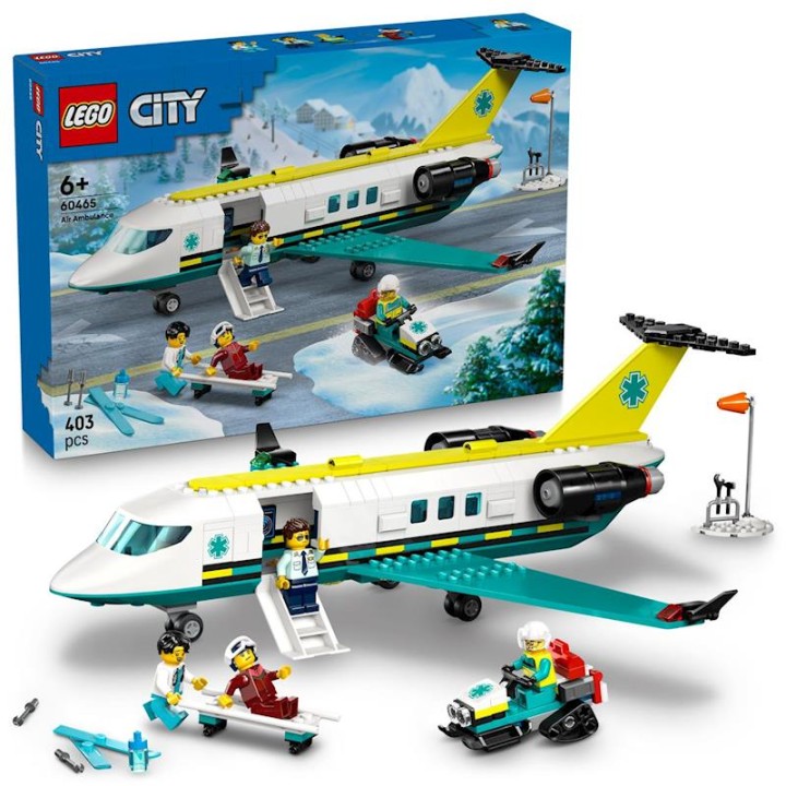 Ambulancia Aérea De Emergencia Lego City
