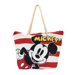 Bolsa De Playa Mickey Mouse Disney Stripes