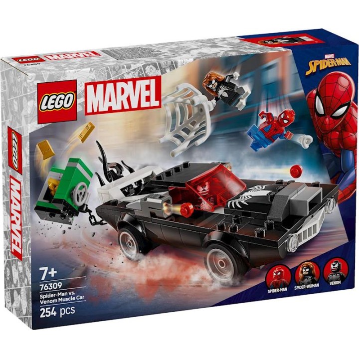 Lego Juego De Construccion Spider-Man Vs Coche