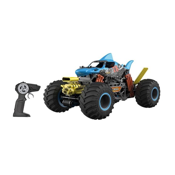 Coche Radio Control Tiburón, Echa Humo,