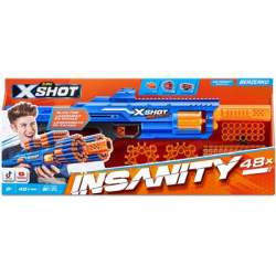 Pistola X-Shot Insanity- Berzerko 48 Dardos 70X7'3x30cm